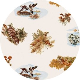 Groot rond tafelzeil wilde dieren & natuur (160cm)