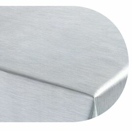 Ovaal tafelzeil rvs look