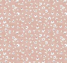 Wasbaar gecoat tafelzeil Celia zalm