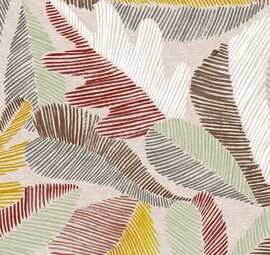 Wasbaar gecoat tafelzeil Karma bruin