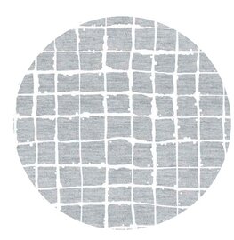 Rond wasbaar gecoat tafelzeil Akimu (140 cm)