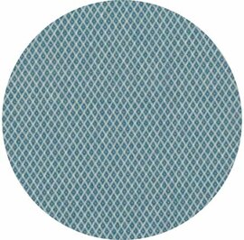 Rond wasbaar gecoat tafelzeil Dylan turquoise (140 cm)
