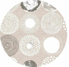Rond wasbaar gecoat tafelzeil Oniric (140 cm)