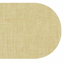 Ovaal wasbaar gecoat tafelzeil Texture gold