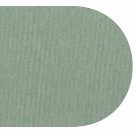 Ovaal wasbaar gecoat tafelzeil Dean groen