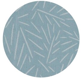 Rond wasbaar gecoat tafelzeil Spika blauw (140 cm)