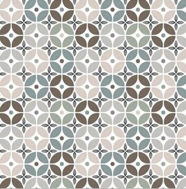 SALE 220x140cm Tafelzeil vintage circles