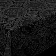 SALE 150x140cm Tafelzeil vinyl kant antraciet