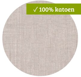 Rond wasbaar gecoat tafelzeil Texture Vison taupe (140 cm)  