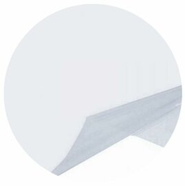 Rond doorzichtig tafelzeil glashelder (120cm)