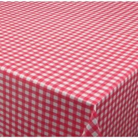 75x140cm Restje tafelzeil ruitje rood Paty