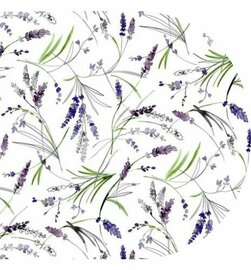 Ovaal tafelzeil lavendel takjes