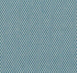 35x140cm Restje gecoat tafelzeil Dylan turquoise (wasbaar)