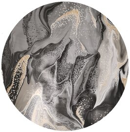 Rond tafelzeil marmer Romeo  (140cm) 