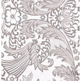 65x120cm Restje Mexicaans tafelzeil paraiso zilver