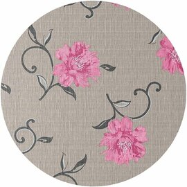 Rond tafelzeil viviane greige (ca 140cm)