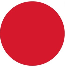 Rond tafelzeil effen rood (140cm)