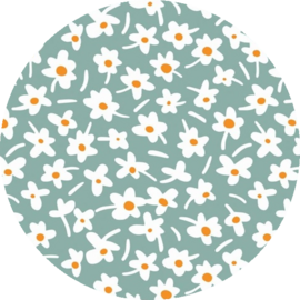 Groot rond tafelzeil Happy Days Mint (160cm)