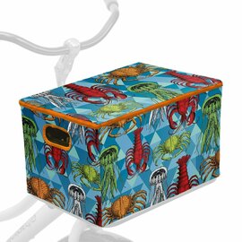 Fietskrathoes XL Allover zee dieren