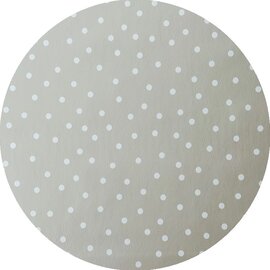 Rond tafelzeil beige Bubbles (140cm)