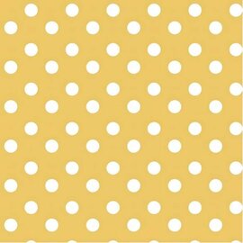 Tafelzeil Dottie geel