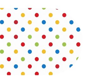 Ovaal tafelzeil Dottie bont