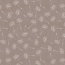 Tafelzeil pluizenbloem bruin