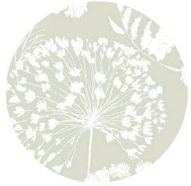 Rond wasbaar gecoat tafelzeil Ceres (140 cm)