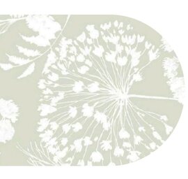 Ovaal wasbaar gecoat tafelzeil Ceres