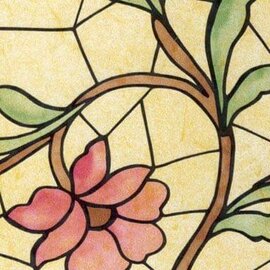 Raamfolie bloem (45cm)