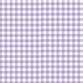 35x140cm Restje tafelzeil ruitje paars