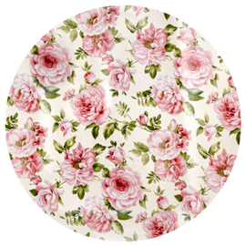 Rond tafelzeil rozen romance (140cm) 