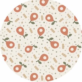 Groot rond tafelzeil A Pear A Day (160cm)