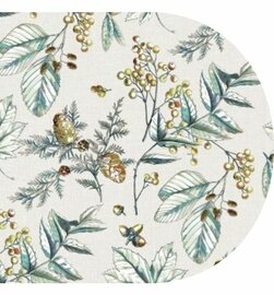 Ovaal tafelzeil knusse winter