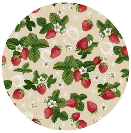 Groot rond tafelzeil Berrie Strawberry  (160cm)  