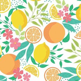65x140cm Restje tafelzeil citrus light