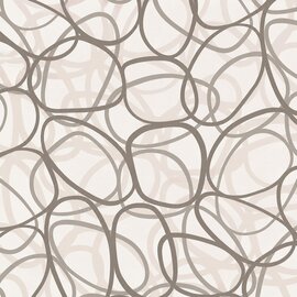 Tafelzeil bubbles taupe 