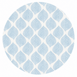 Rond tafelzeil blue leaf 140cm 