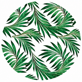 Rond tafelzeil tropisch regenwoud (140cm)