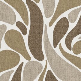 Tafelzeil paisley bruin