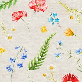 50x140cm Restje gecoat tafelzeil Aitana (wasbaar)