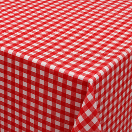 Tafelzeil ruitje rood Paty