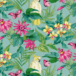 Tafelzeil papegaai tropical groen 