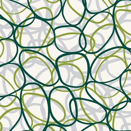 Tafelzeil bubbles green 