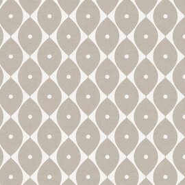 Tafelzeil abstracte ovaaltjes taupe