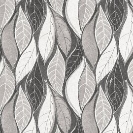 Tafelzeil grey leafs