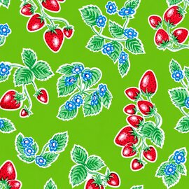 Mexicaans tafelzeil aardbei groen