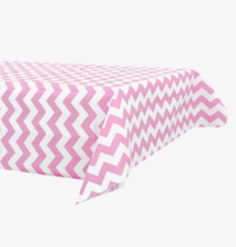 Papieren tafelkleed 120x180cm roze