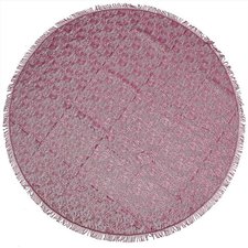 Rond buiten tafelkleed 160cm schuimvinyl cassis (dikke kwaliteit)