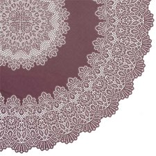 Rond tafelkleed buiten vinyl cassis 180 cm